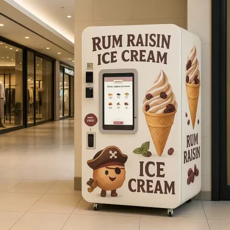 Máquina expendedora de helados totalmente automática - Grado comercial 24 / 7 con sistema de gestión remota